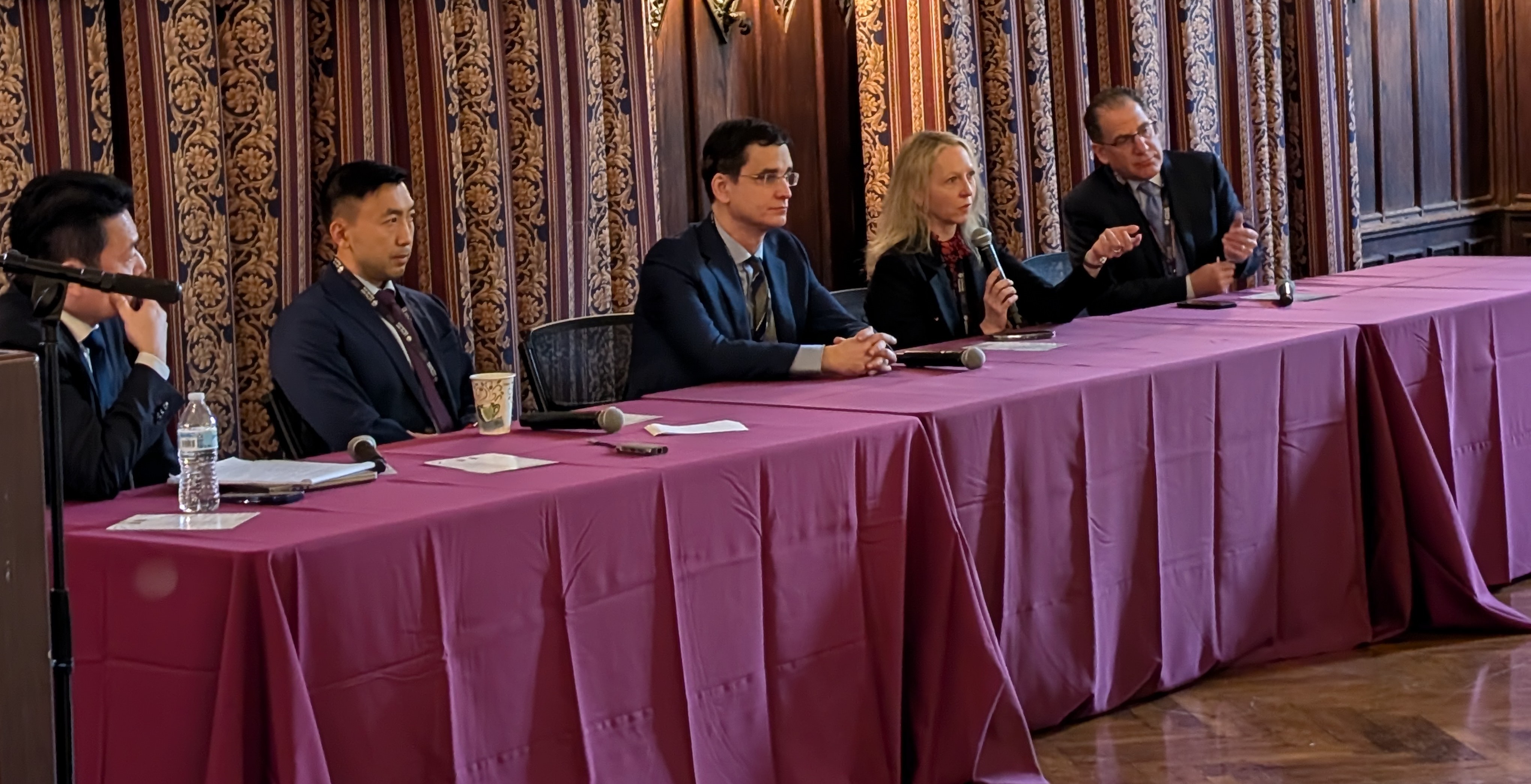 Faculty on a panel at the Aortic Disease What Every Clinician Should Know 2024.